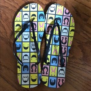 Bob’s Burgers Flip Flops